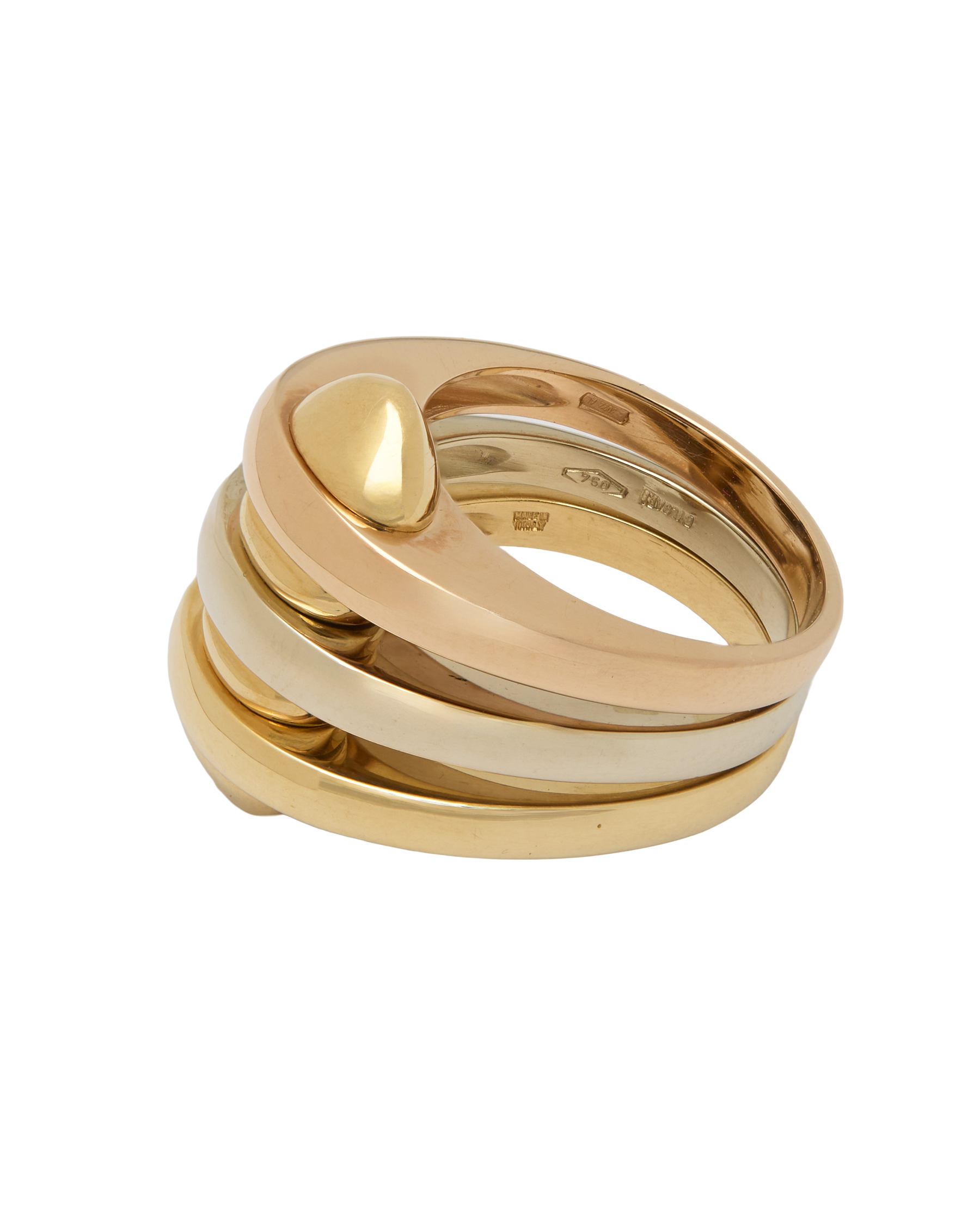 Anello bulgari geometrico 3 ori-2