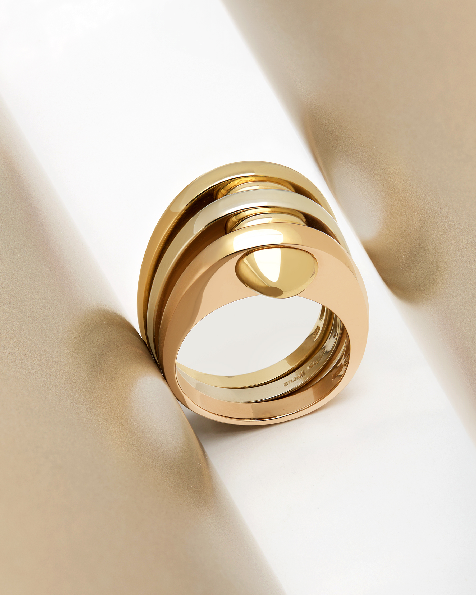 Anello bulgari geometrico 3 ori-5