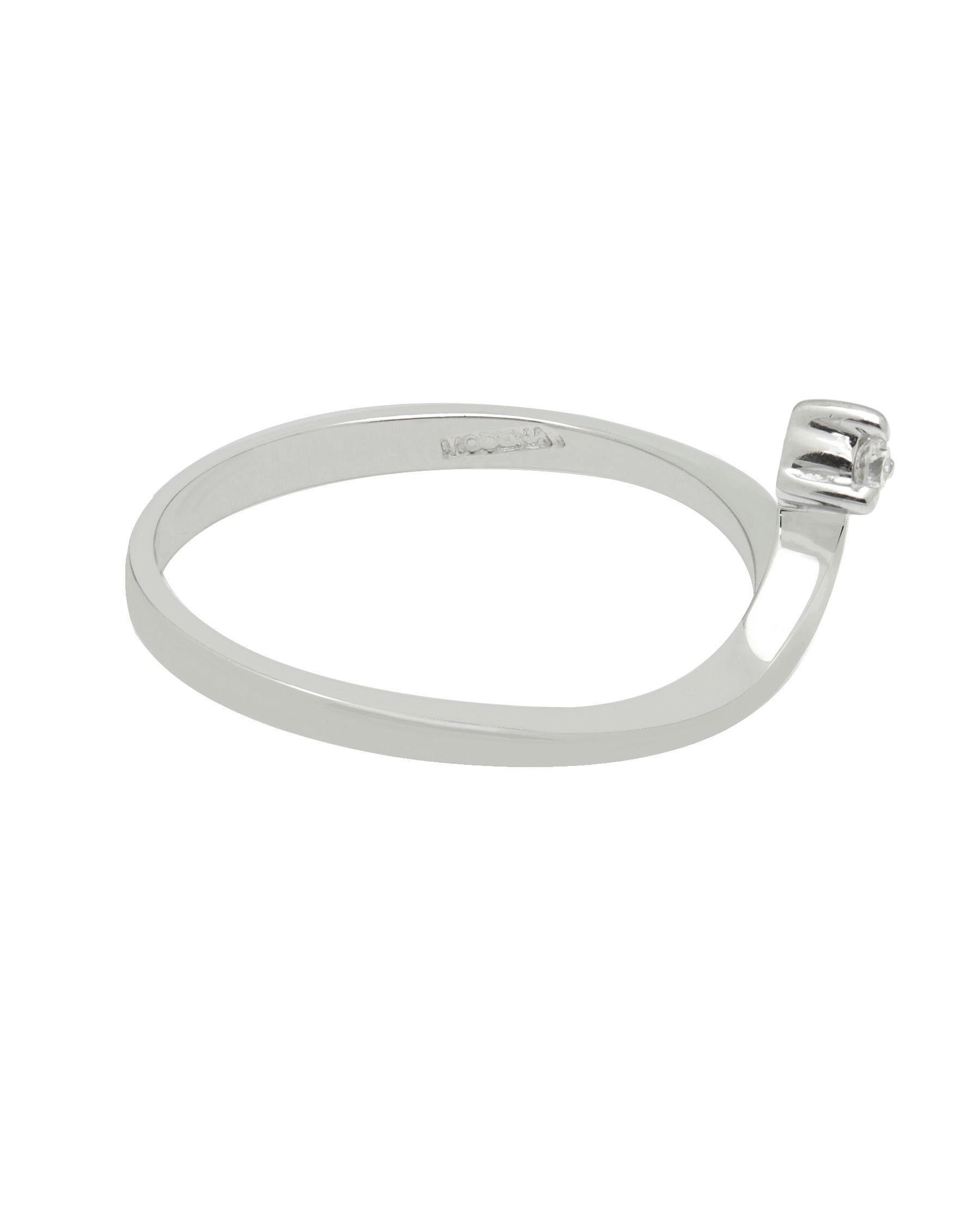 anello in oro bianco con diamante 0,03 ct (2)