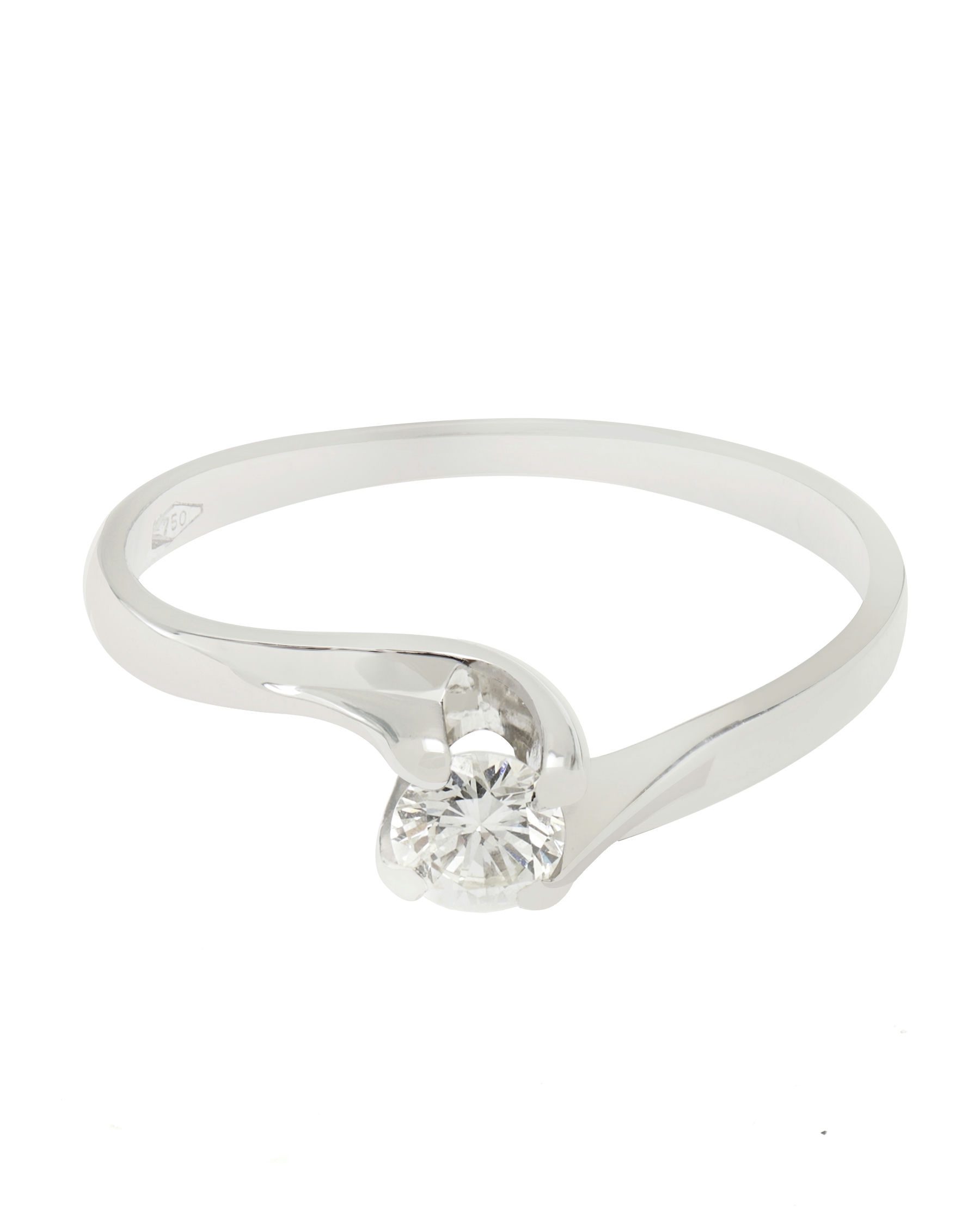 anello solitario valentino in oro bianco 0,22 ct (1)