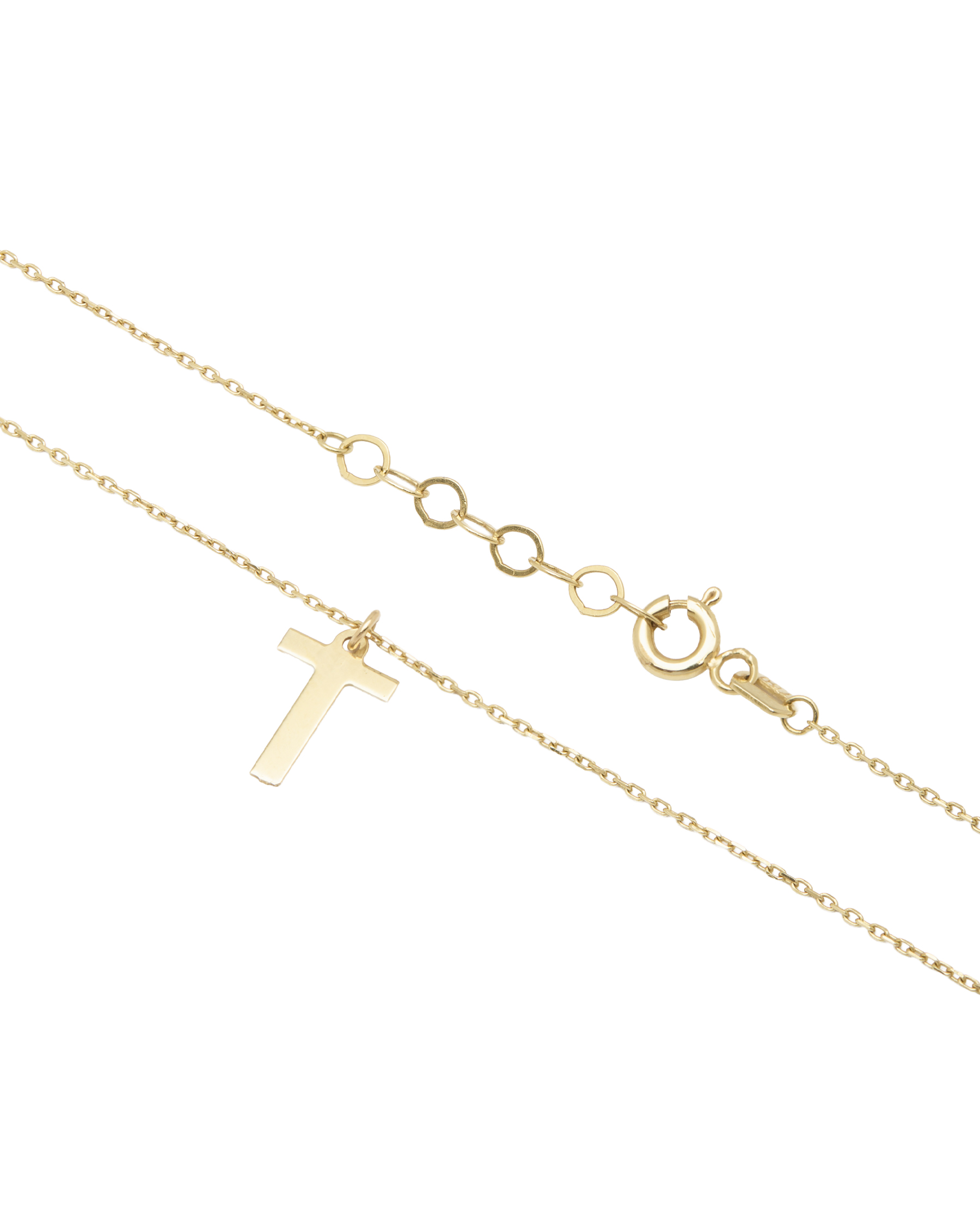 CATENINA CON CIONDOLO CROCE IN ORO GIALLO 18 KT-2