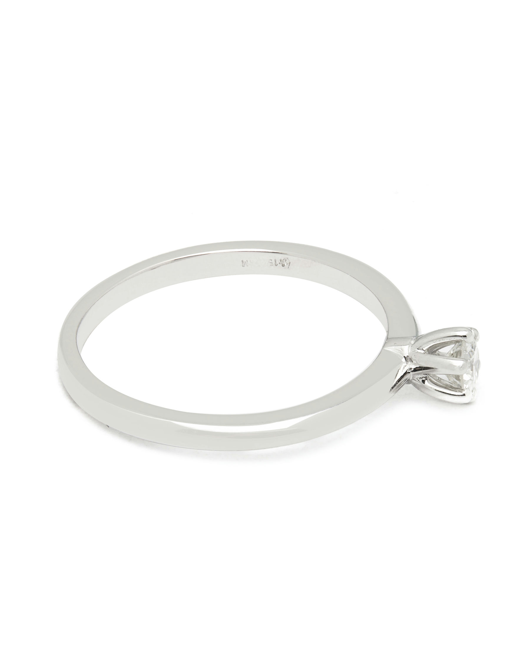 anello solitario stile tiffany con diamante 0,15 ct (2)