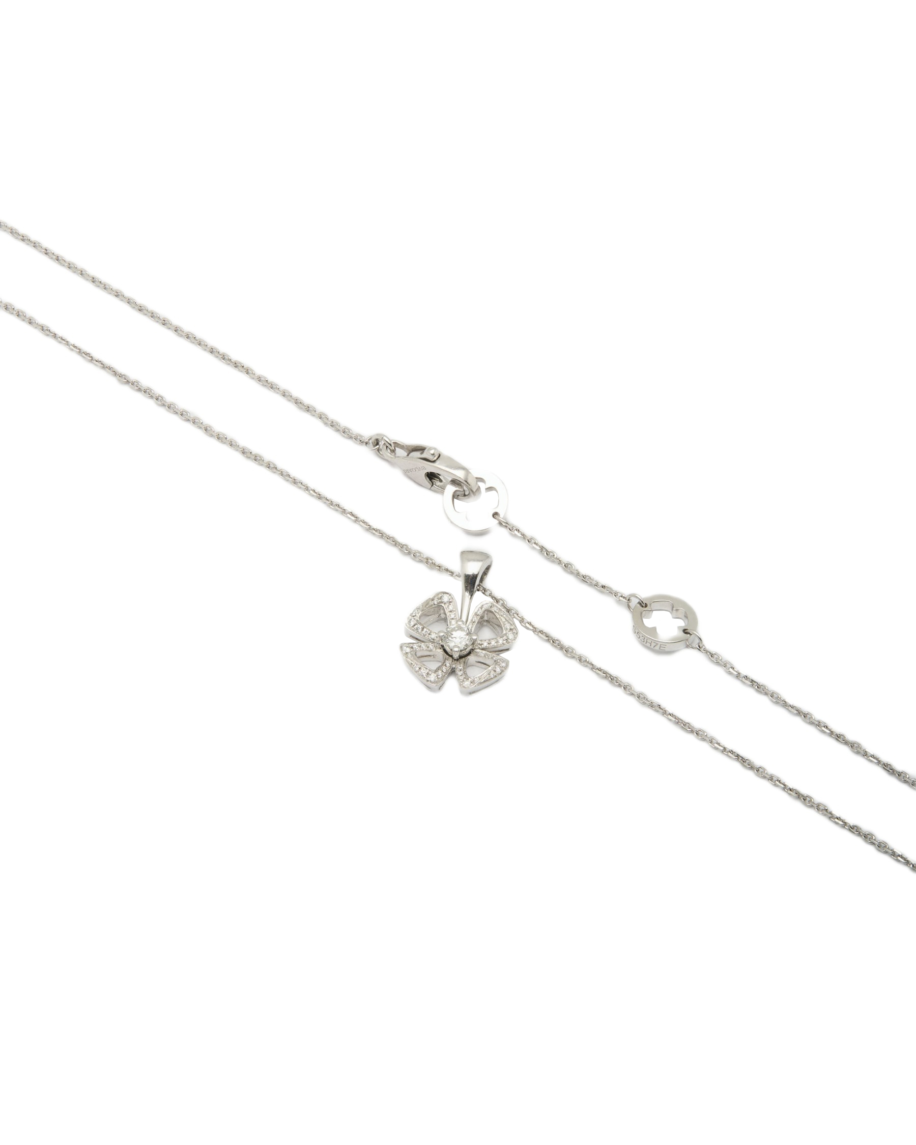 Collana bulgari fiorever in oro bianco e diamanti-2