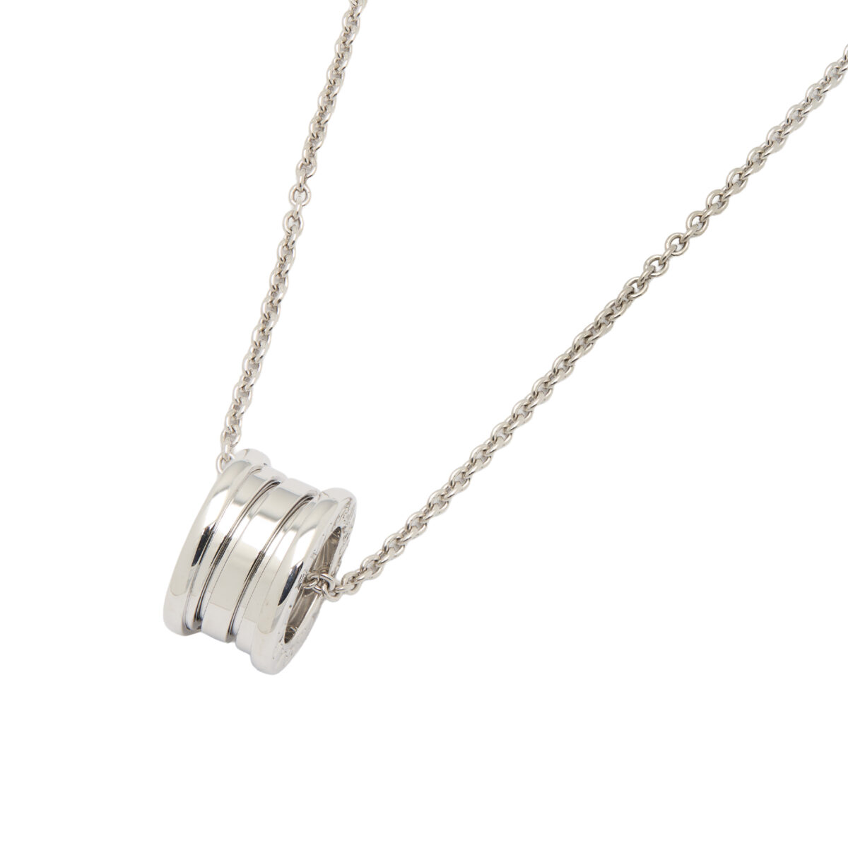 Collana bulgari bzero1 con pendente oro bianco 18kt-1