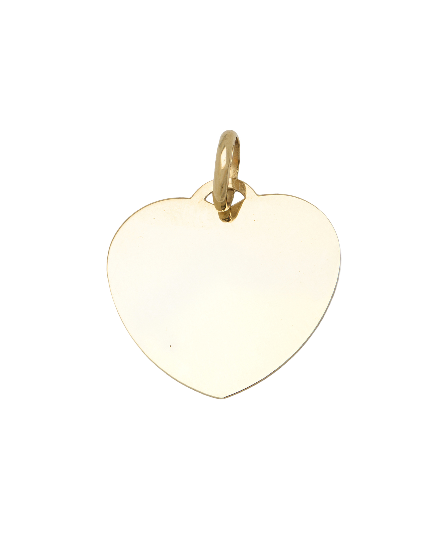 Ciondolo cuore in oro giallo 18 kt-1