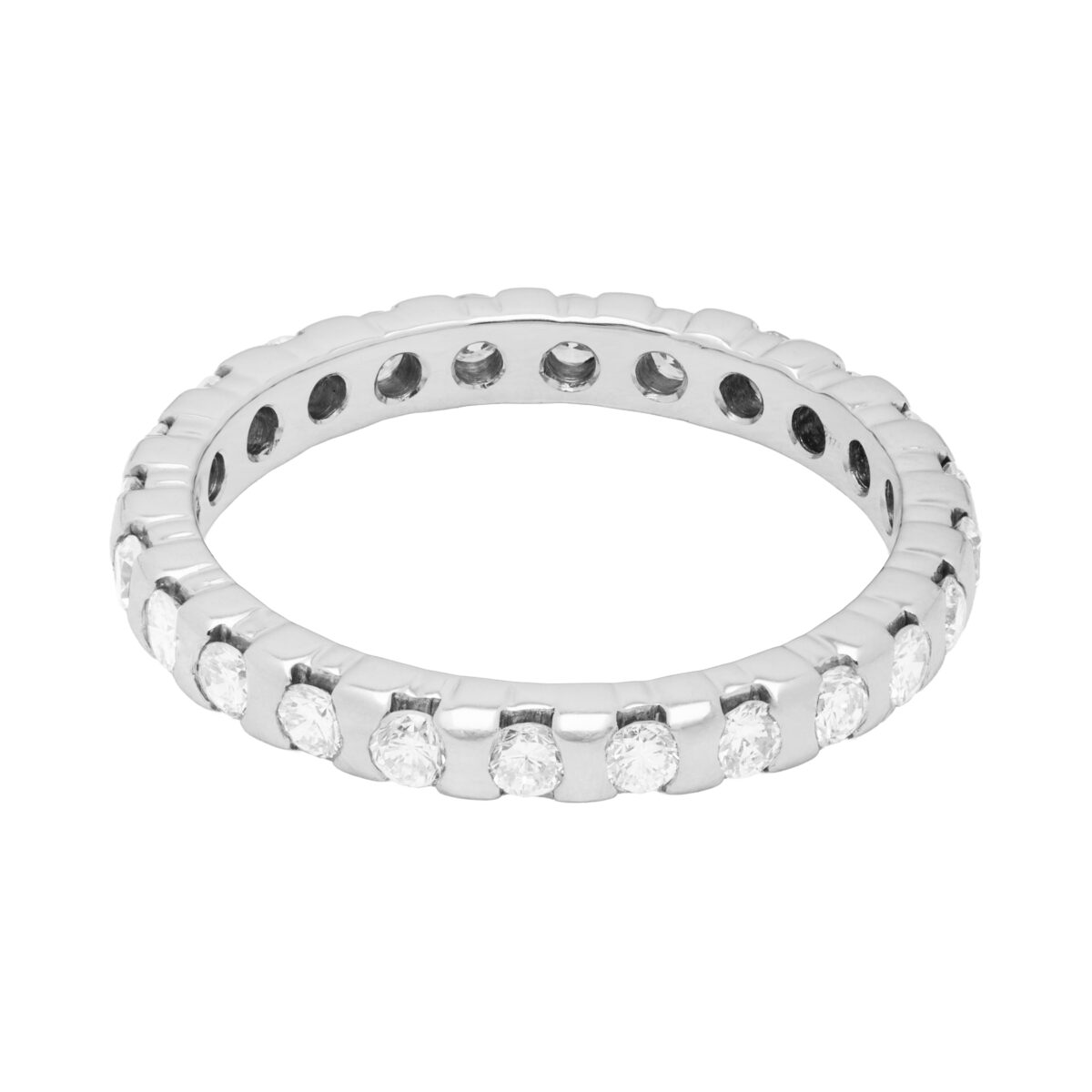 Eternity oro bianco con diamanti 0,72ct-1