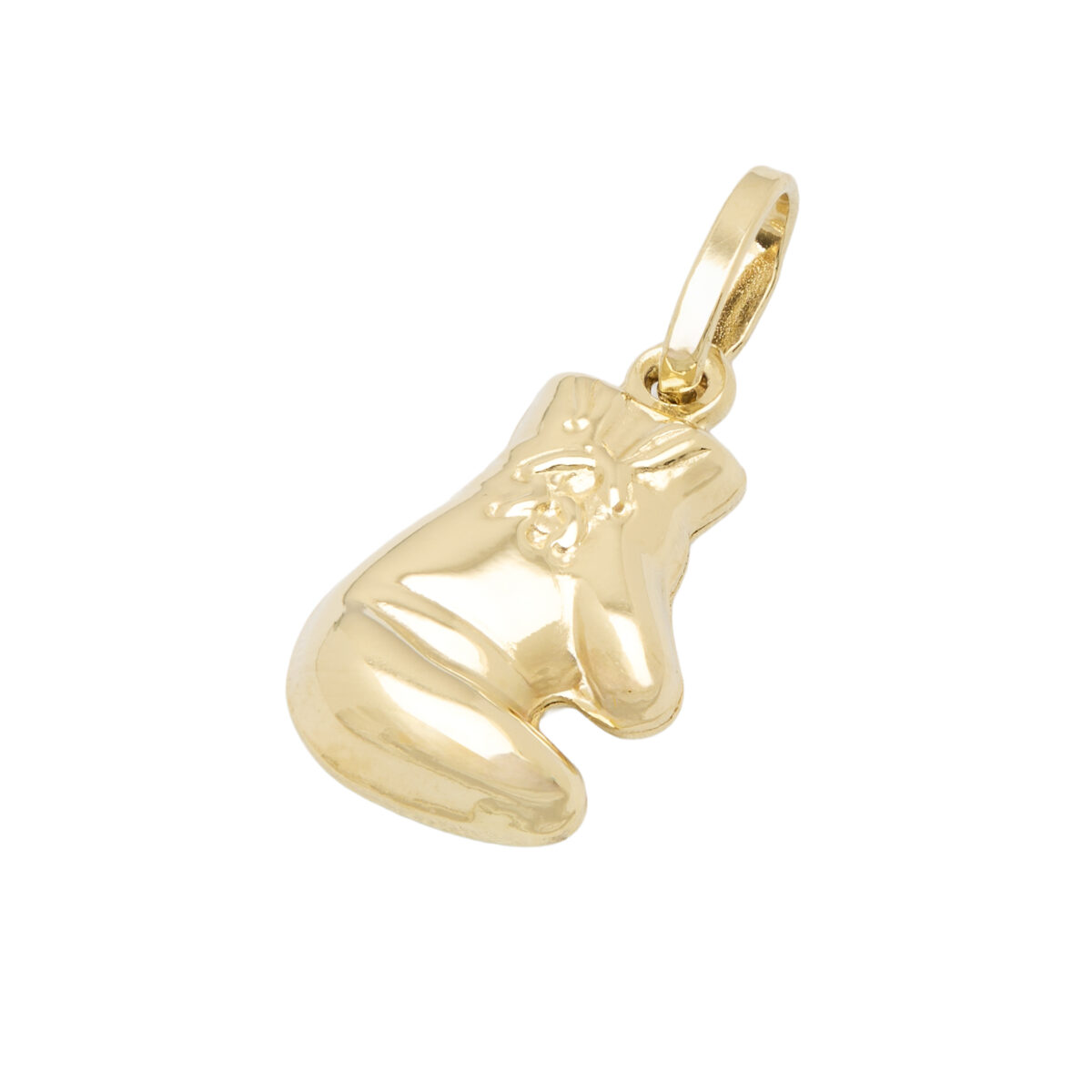 Ciondolo guantone oro giallo 18 kt-1
