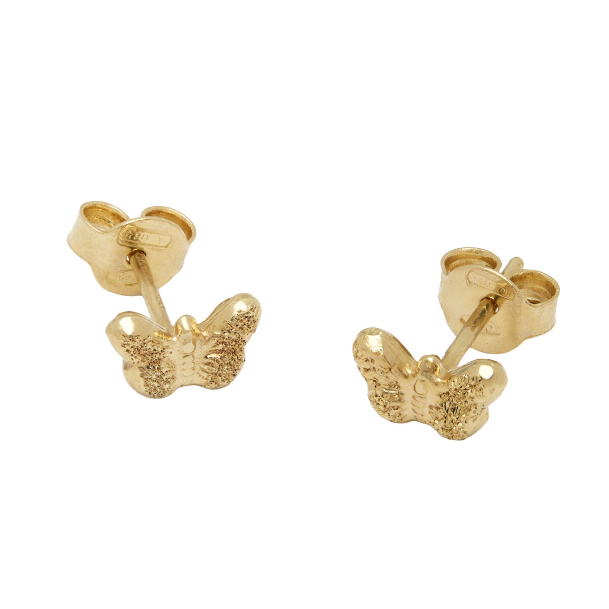 Orecchini farfalla in oro giallo 18 kt-1
