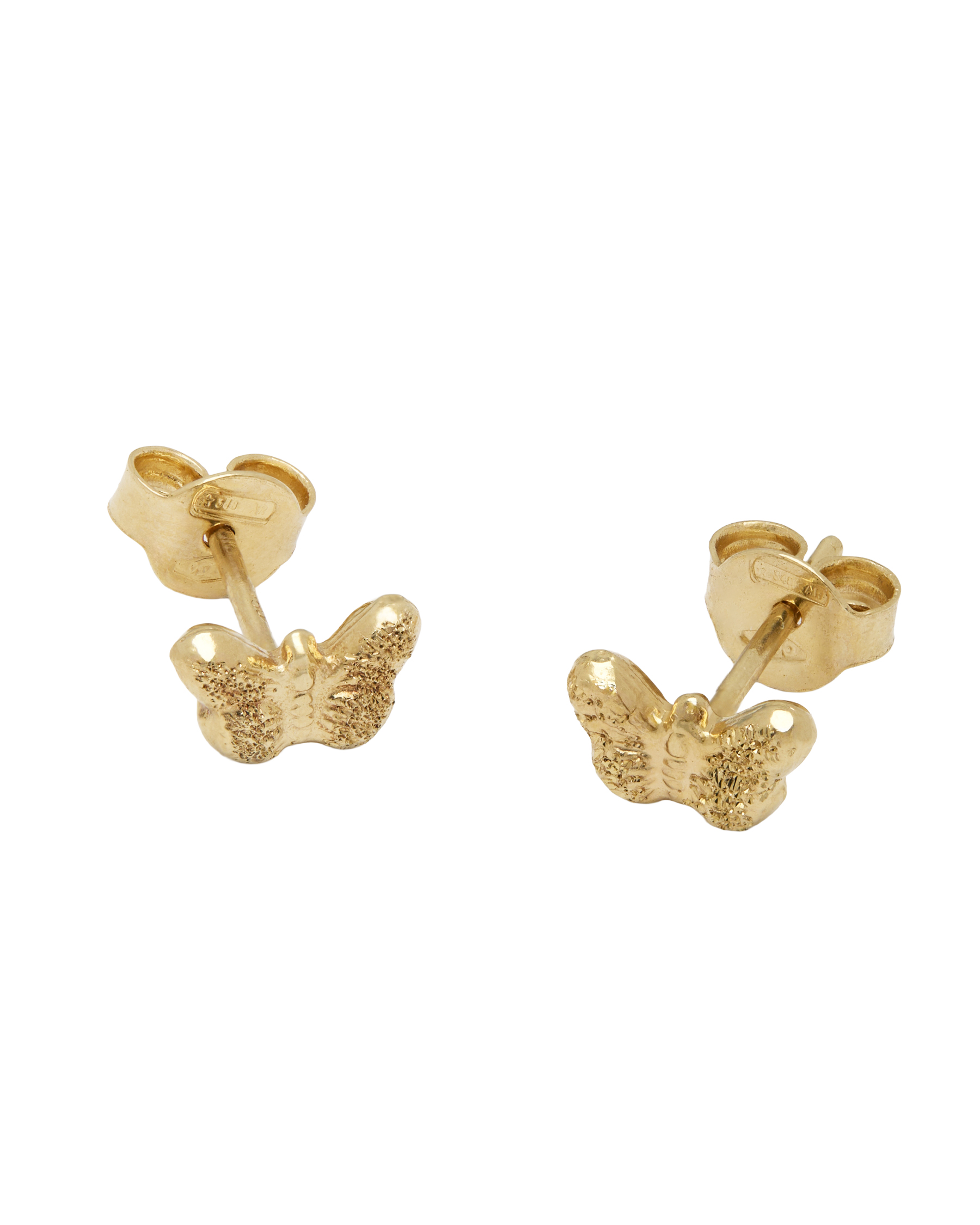 Orecchini farfalla in oro giallo 18 kt-1