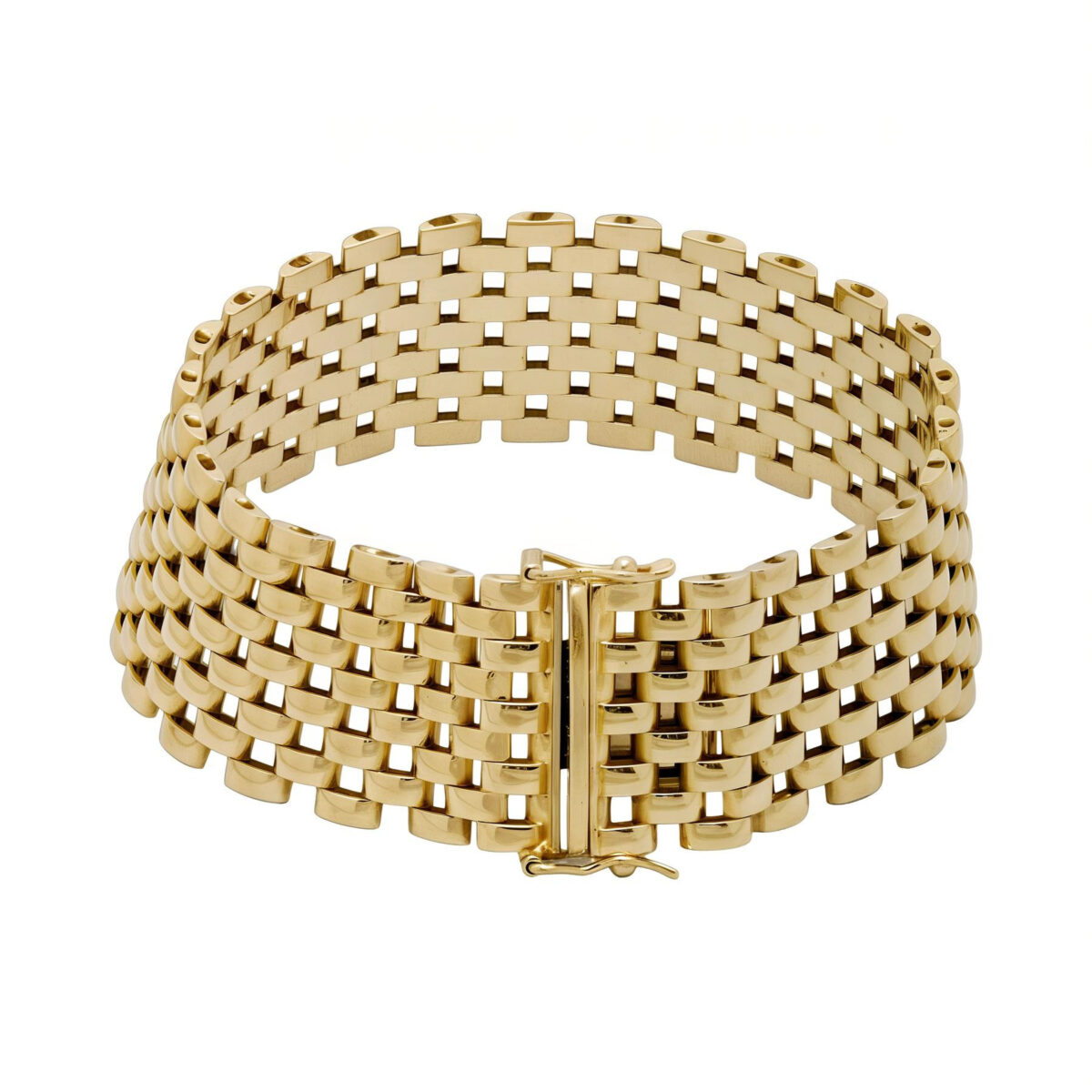 Bracciale maglia panther in oro giallo 18 kt-1